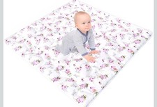 50x50 Inch Playpen Mat Foldable One Piece Cushioned Non-Slip Play Mat, Floral