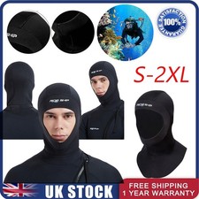TBF Dive Hood 5mm Neoprene Diving Wetsuit Collar - Scuba Surf Kayak S-2XL NEW