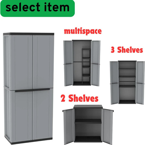 Tall plastic cupboard - tall,