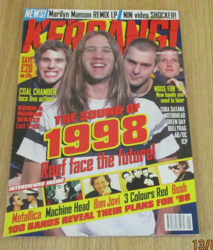 Vintage kerrang magazine 680 - vintage, kerrang!