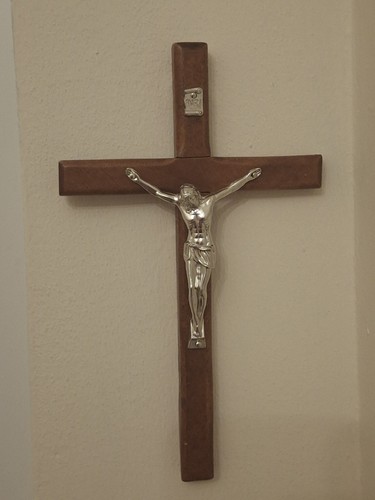 Wooden crucifix wall - crucifix, hanging