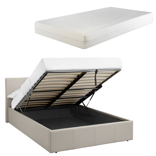 4ft bed small double - bed, ottoman