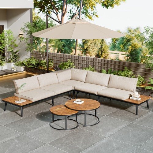 Garden furniture set seater - furniture, 6