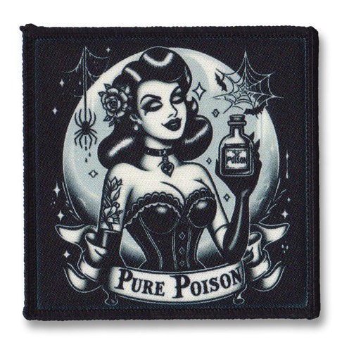Pure poison sew - poison, sew-on