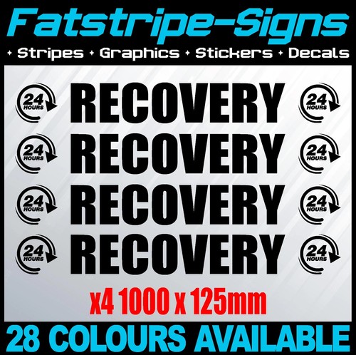 Recovery truck stickers - recovery,