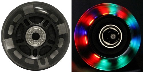 Led inline wheels 64mm - wheels,