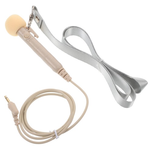 Beige handheld microphone - handheld,