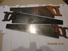 3-Vintage Panel saws carpenter shipwright builder woodwork