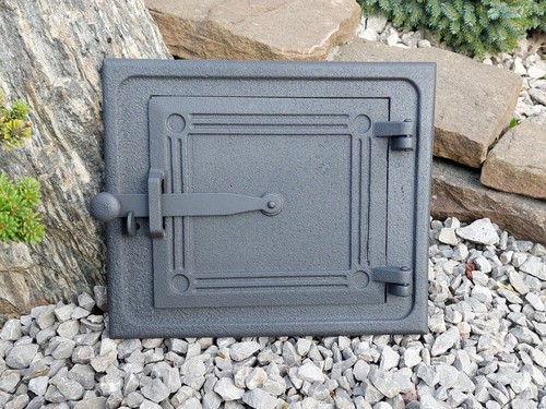 Cast iron fire door - , |