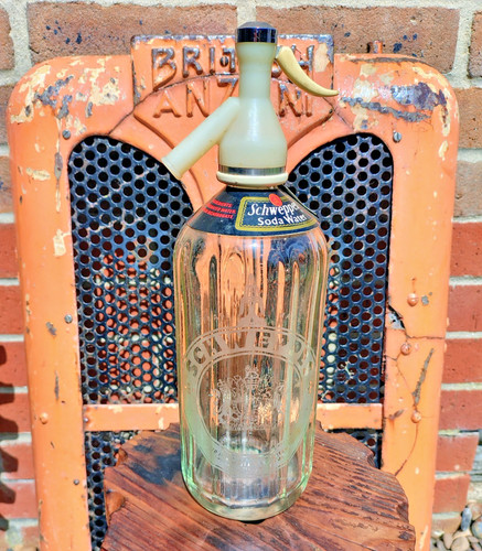 Vintage schweppes glass - glass, soda