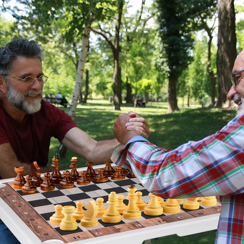 Foldable chess table - cm,