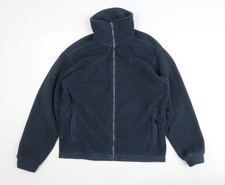 Lowe Alpine Men's Blue Fleece Full Zip Jacket Size M Outdoor Hiking