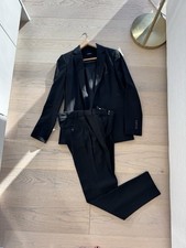 Massimo Dutti Black Pants Suit Size S