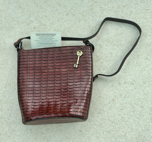 Fossil leather handbag - leather,