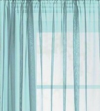 4 POSTER BED SET VOILE CURTAINS  DRAPES FITS ANY BED 