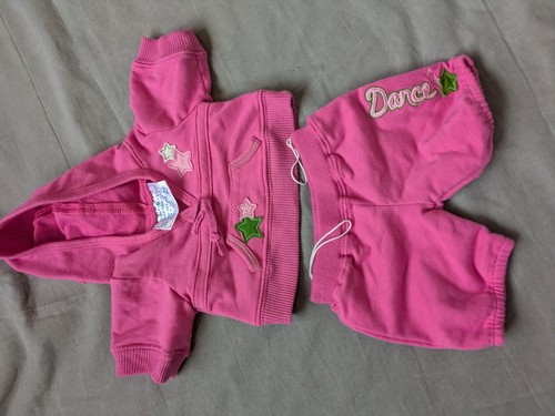 Build bear pink track suit - pink,