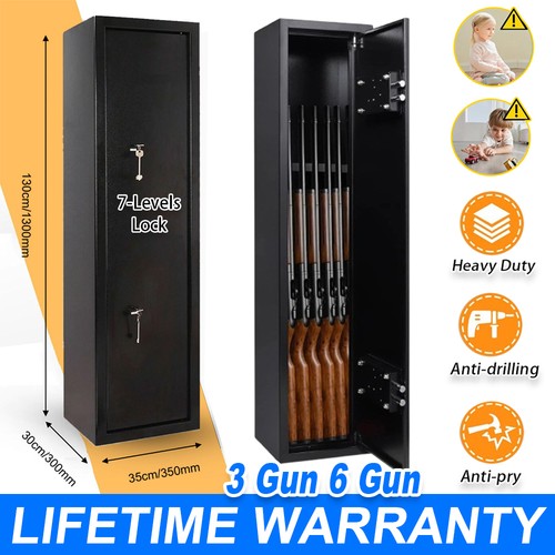 Gun cabinet safe lockable - 6,