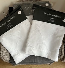 STUNNING BRAND NEW VINTAGE LAURA ASHLEY BERWYN VOILE CURTAINS 3 PAIRS AVAILABLE