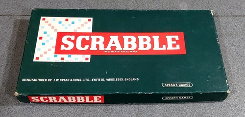 Vintage scrabble board game - board,