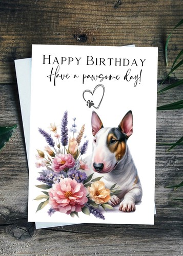 English bull terrier birthday - english,