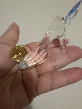 Swarovski Disney Peter Pan Tinkerbell Shoe Ornaments Crystal Figurine No Box