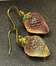 Earrings Natural Fluorite