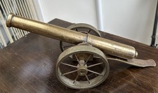 ANTIQUE BRASS CANNON