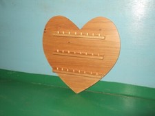 24pc Heart Wooden Thimble