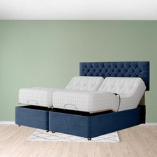 Restwell Electric Adjustable Bed Cream All Sizes + Mattress & Matching Headboard