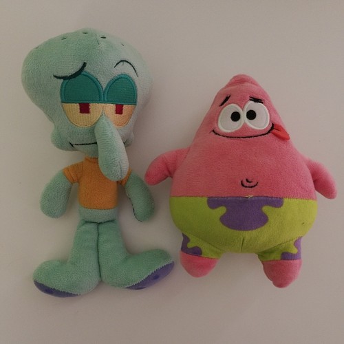 Squidward and patrick plush - and,