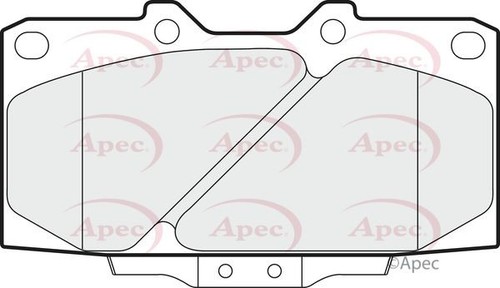Apec front brake - apec, pad