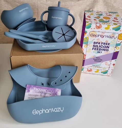 Baby feeding set silicone - feeding,