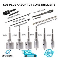 TCT Tungsten Core Drill 40-600mm Shank Masonry Brick Hole Cutter Bit SDS PLUS