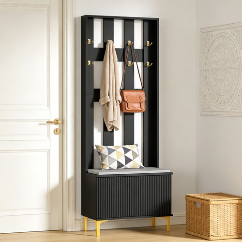 Coat rack stand storage - stand, bench