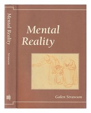 STRAWSON, GALEN Mental reality 1994 First Edition Hardcover