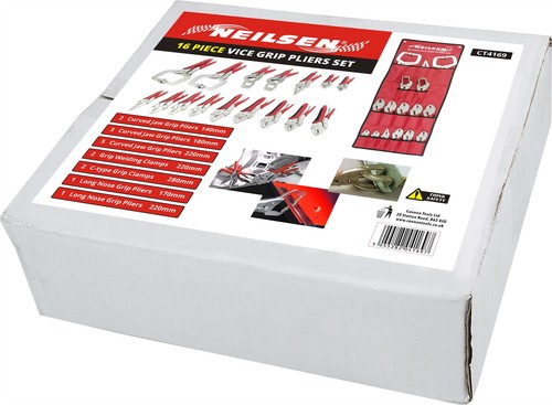 16pc locking mole grip pliers - 16pc,