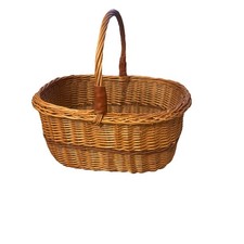 Wicker Shopping Basket With