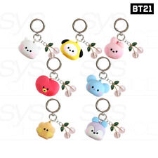 BTS BT21 Official Goods mini minini FACE CAP Keyring + Tracking Number