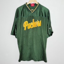 Green Bay Packers NFL Jersey XL Green Embroidered Logo Men’s Replica Fan Shirt