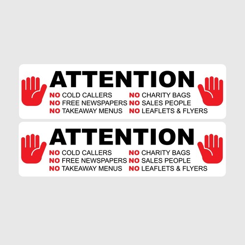 Attention cold callers - x, no