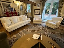 Ex Display George Smith Signature Outdoor Indoor Range Brompton sofa rrp £13,200