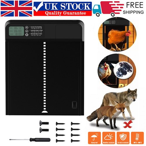 Automatic chicken coop door - automatic,