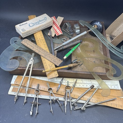 Drafting drawing vintage tools - vintage,