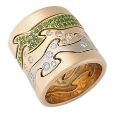 Georg Jensen Pave Green Garnet