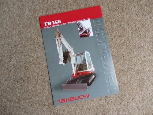 Takeuchi tb145 fully - tb145, hydraulic