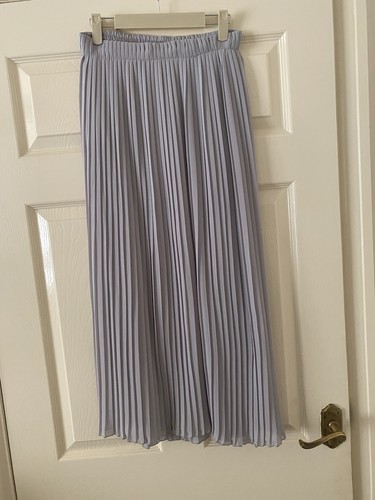 Grey concertina pleated - grey, midi