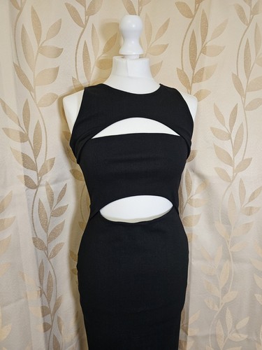 Zara black fitted cut - black, out