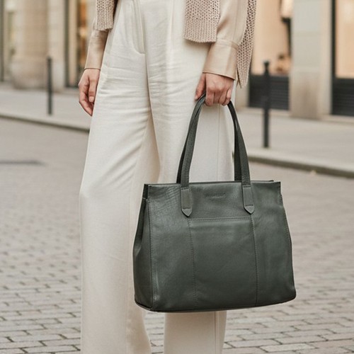 Rowallan green leather - green,