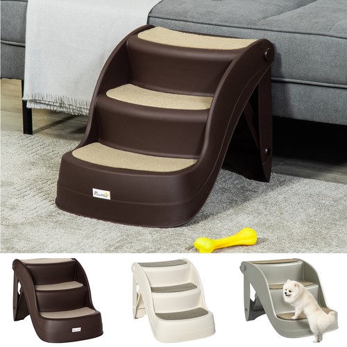 Pawhut foldable pet stairs - pawhut,