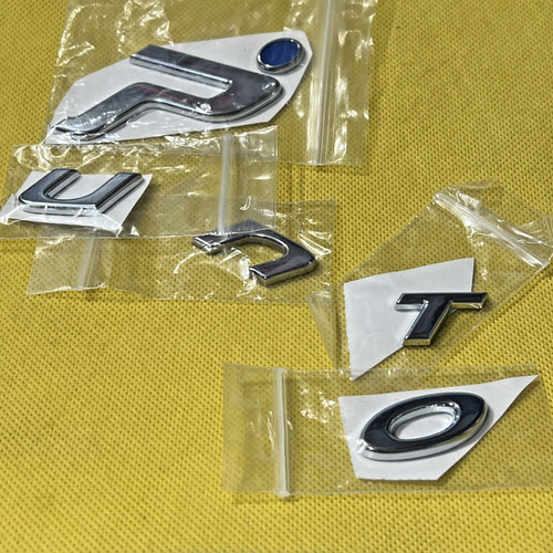 Fiat punto car - badge, emblem